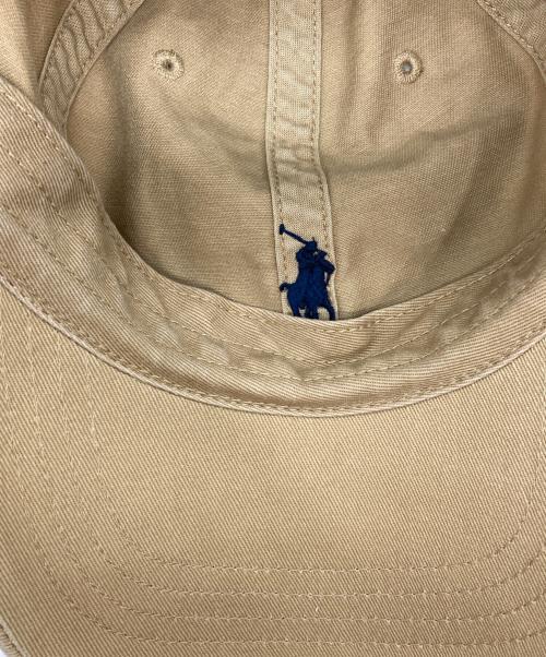 POLO RALPH LAUREN（ポロ・ラルフローレン）POLO RALPH LAUREN (ポロ・ラルフローレン) キャップ ベージュ サイズ:ONE SIZE(59㎝)の古着・服飾アイテム