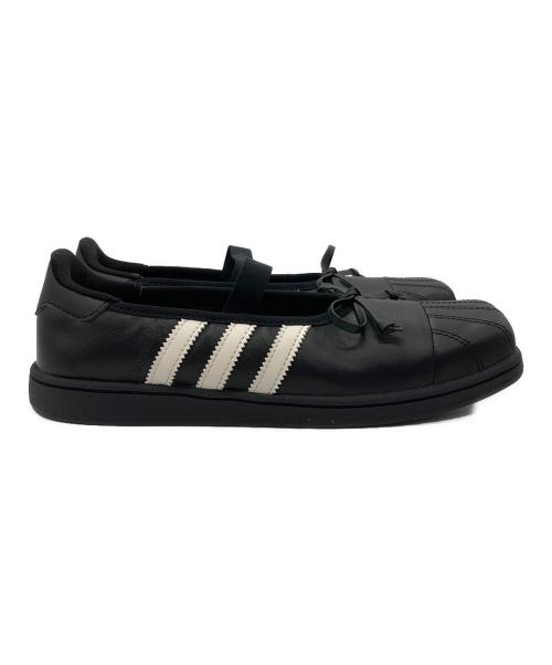 adidas（アディダス）adidas (アディダス) SUPERSTAR SQ BALLET W/ローカットスニーカー ブラック サイズ:24の古着・服飾アイテム