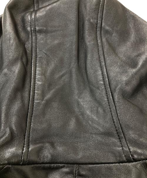 UNITED TOKYO（ユナイテッドトーキョー）UNITED TOKYO (ユナイテッドトーキョー) ラムレザーハイネックフードブルゾン ブラック サイズ:SIZE2の古着・服飾アイテム