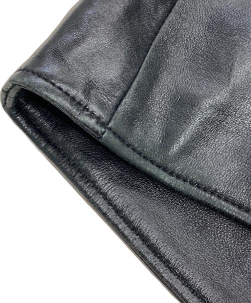 UNITED TOKYO（ユナイテッドトーキョー）UNITED TOKYO (ユナイテッドトーキョー) ラムレザーハイネックフードブルゾン ブラック サイズ:SIZE2の古着・服飾アイテム