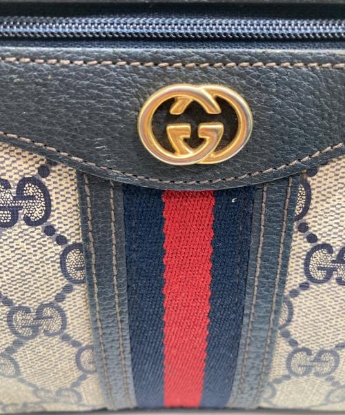 GUCCI（グッチ）GUCCI (グッチ) ショルダーバッグ/インターロッキングGワンショルダー ネイビーの古着・服飾アイテム