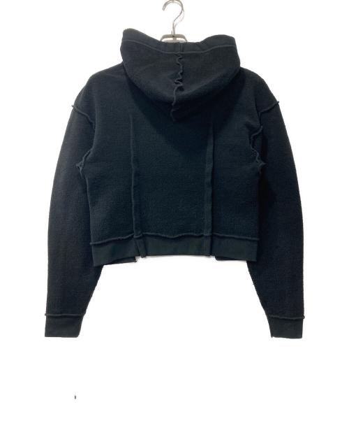 MIHARA YASUHIRO（ミハラヤスヒロ）MIHARA YASUHIRO (ミハラヤスヒロ) インサイドアウトフーディーパーカー/SWEAT INSIDE OUT HOODIE ブラック サイズ:38の古着・服飾アイテム