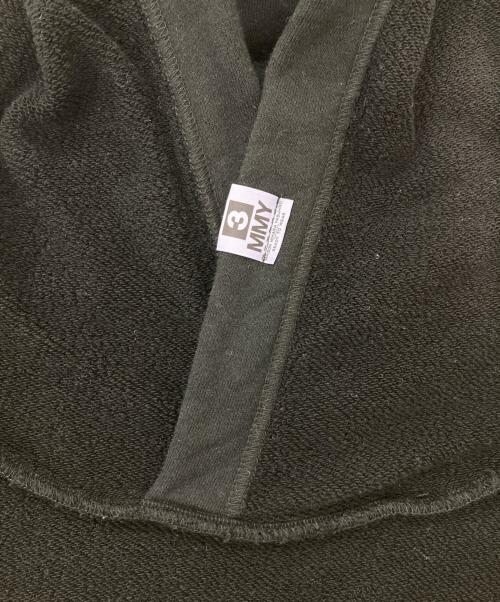 MIHARA YASUHIRO（ミハラヤスヒロ）MIHARA YASUHIRO (ミハラヤスヒロ) インサイドアウトフーディーパーカー/SWEAT INSIDE OUT HOODIE ブラック サイズ:38の古着・服飾アイテム