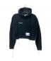 MIHARA YASUHIRO（ミハラヤスヒロ）の古着「インサイドアウトフーディーパーカー/SWEAT INSIDE OUT HOODIE」｜ブラック