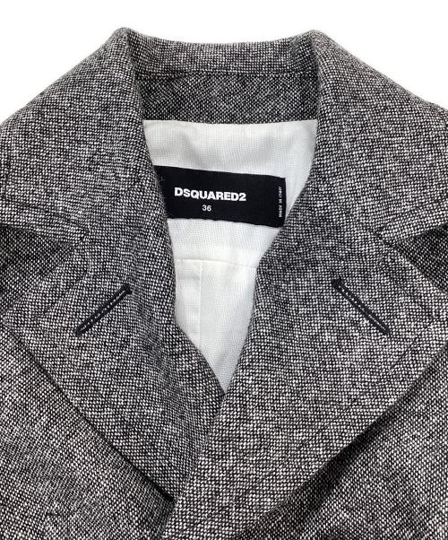 DSQUARED2（ディースクエアード）DSQUARED2 (ディースクエアード) ウールジャケット グレー サイズ:SIZE36の古着・服飾アイテム