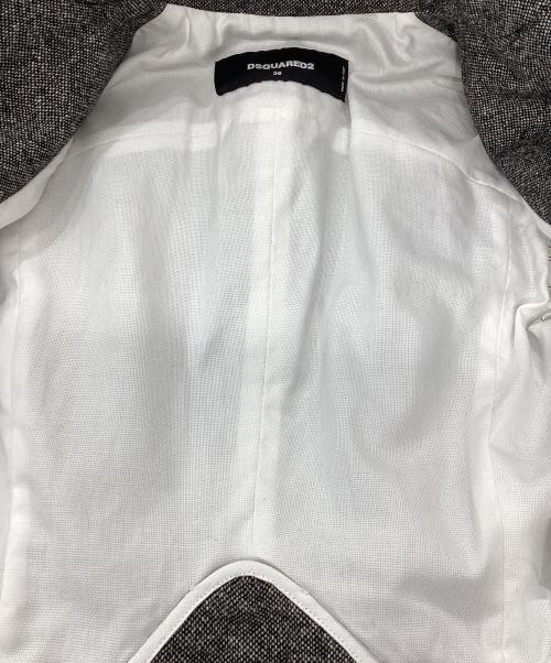 DSQUARED2（ディースクエアード）DSQUARED2 (ディースクエアード) ウールジャケット グレー サイズ:SIZE36の古着・服飾アイテム