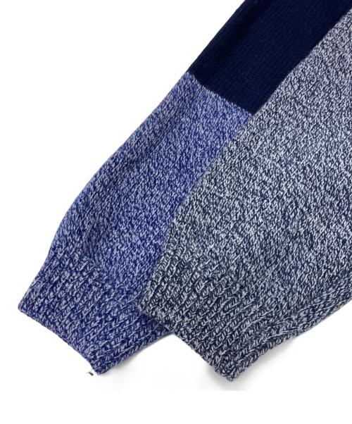 STUDIO NICHOLSON（スタジオ ニコルソン）STUDIO NICHOLSON (スタジオ ニコルソン) ZARA (ザラ) カラーブロックニット マルチカラー サイズ:Mの古着・服飾アイテム
