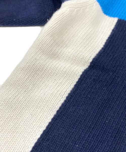 STUDIO NICHOLSON（スタジオ ニコルソン）STUDIO NICHOLSON (スタジオ ニコルソン) ZARA (ザラ) カラーブロックニット マルチカラー サイズ:Mの古着・服飾アイテム
