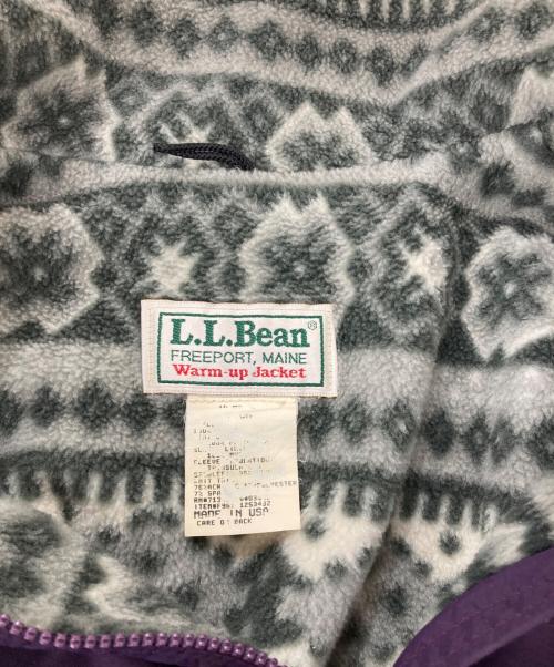L.L.Bean（エルエルビーン）L.L.Bean (エルエルビーン) ウォームアップジャケット パープル サイズ:印字薄れのため不明の古着・服飾アイテム