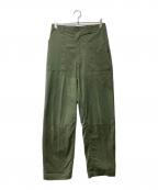 US ARMYユーエスアーミー）の古着「TROUSERS, UTILITY, DURA PRESS, OG-507/ベイカーパンツ」｜グリーン