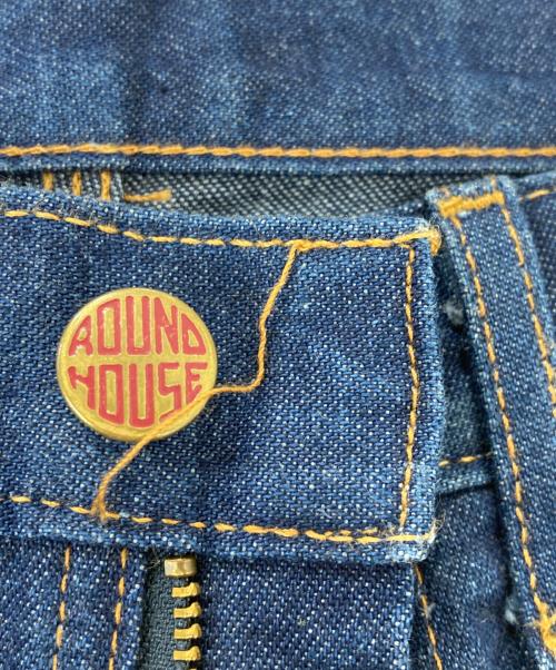 round house（ラウンドハウス）round house (ラウンドハウス) ペインターデニムパンツ ブルー サイズ:32×32の古着・服飾アイテム