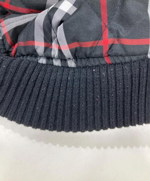 BURBERRY BLACK LABEL（バーバリーブラックレーベル）BURBERRY BLACK LABEL (バーバリーブラックレーベル) ファー付きジャケット ブラック サイズ:Lの古着・服飾アイテム