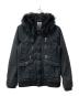 BURBERRY BLACK LABEL（バーバリーブラックレーベル）の古着「ファー付きジャケット」｜ブラック
