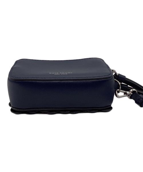 Kate Spade（ケイトスペード）Kate Spade (ケイトスペード) フクロウモチーフミニポーチ ネイビーの古着・服飾アイテム