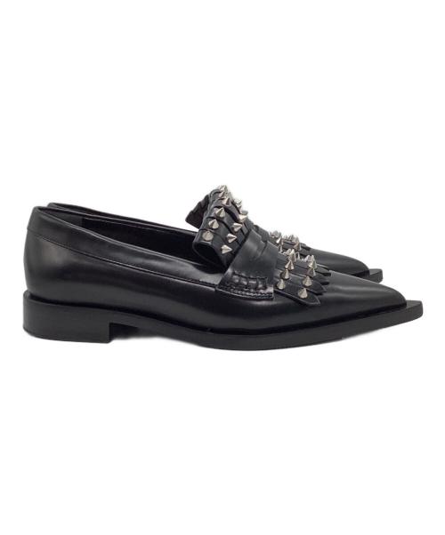 ALEXANDER McQUEEN（アレキサンダーマックイーン）ALEXANDER McQUEEN (アレキサンダーマックイーン) スタッズローファー ブラック サイズ:36の古着・服飾アイテム