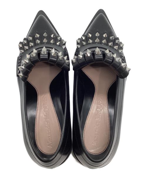 ALEXANDER McQUEEN（アレキサンダーマックイーン）ALEXANDER McQUEEN (アレキサンダーマックイーン) スタッズローファー ブラック サイズ:36の古着・服飾アイテム