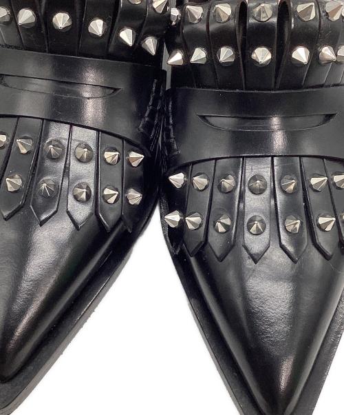 ALEXANDER McQUEEN（アレキサンダーマックイーン）ALEXANDER McQUEEN (アレキサンダーマックイーン) スタッズローファー ブラック サイズ:36の古着・服飾アイテム