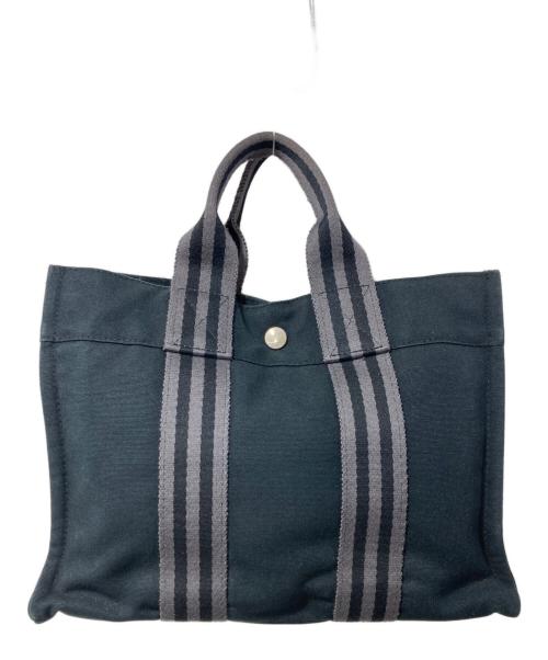 HERMES（エルメス）HERMES (エルメス) ハンドバッグ/フールトゥPM ブラックの古着・服飾アイテム