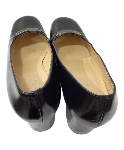 GUCCI（グッチ）GUCCI (グッチ) ヒールパンプス ブラック サイズ:38の古着・服飾アイテム