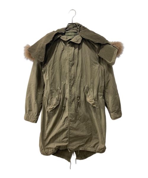 goa（ゴア）goa (ゴア) ライナー付ファーコート グリーン サイズ:1の古着・服飾アイテム