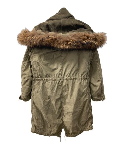 goa（ゴア）goa (ゴア) ライナー付ファーコート グリーン サイズ:1の古着・服飾アイテム