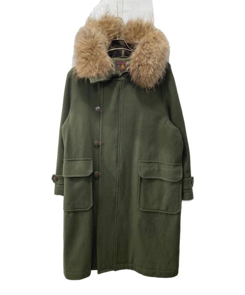 Hysteric Glamour（ヒステリックグラマー）Hysteric Glamour (ヒステリックグラマー) フーデッドコート / ラクーンファー付モッズコート グリーン サイズ:Sの古着・服飾アイテム