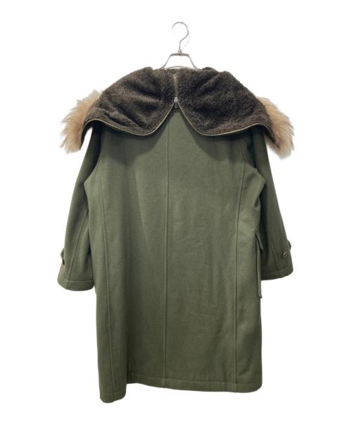Hysteric Glamour（ヒステリックグラマー）Hysteric Glamour (ヒステリックグラマー) フーデッドコート / ラクーンファー付モッズコート グリーン サイズ:Sの古着・服飾アイテム