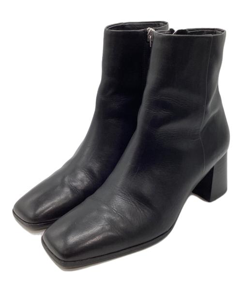 APOM（アポム）APOM (アポム) サイドジップショートブーツ ブラック サイズ:SIZE37の古着・服飾アイテム