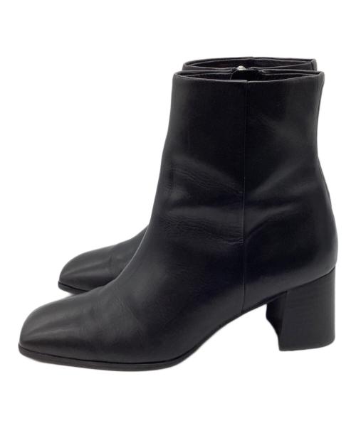 APOM（アポム）APOM (アポム) サイドジップショートブーツ ブラック サイズ:SIZE37の古着・服飾アイテム