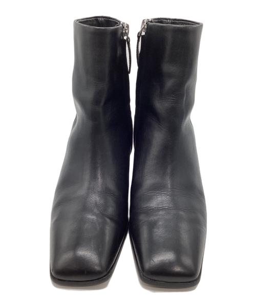 APOM（アポム）APOM (アポム) サイドジップショートブーツ ブラック サイズ:SIZE37の古着・服飾アイテム