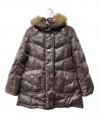BURBERRY BLUE LABELバーバリー ブルー レーベル）の古着「ダウンコート」｜ブラウン