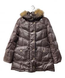 BURBERRY BLUE LABEL（バーバリー ブルー レーベル）の古着「ダウンコート」｜ブラウン