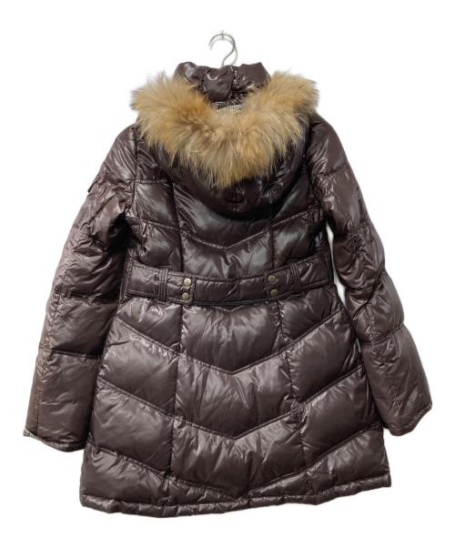 BURBERRY BLUE LABEL（バーバリー ブルー レーベル）BURBERRY BLUE LABEL (バーバリー ブルー レーベル) ダウンコート ブラウン サイズ:38の古着・服飾アイテム