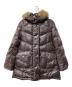 BURBERRY BLUE LABEL（バーバリー ブルー レーベル）の古着「ダウンコート」｜ブラウン