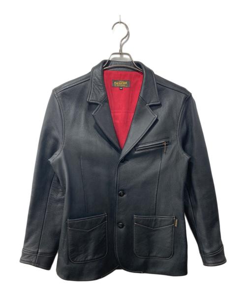 THE FLAT HEAD（ザ・フラットヘッド）THE FLAT HEAD (ザ・フラットヘッド) レザージャケット ブラック サイズ:38の古着・服飾アイテム