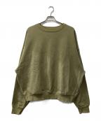 wenzdayウェンズデイ）の古着「CREW NECK SWEAT SHIRT/スウェット」｜オリーブ
