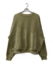wenzday（ウェンズデイ）の古着「CREW NECK SWEAT SHIRT/スウェット」｜オリーブ
