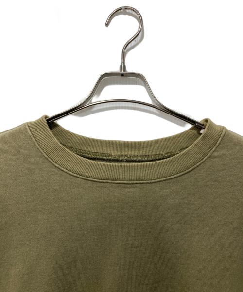 wenzday（ウェンズデイ）wenzday (ウェンズデイ) CREW NECK SWEAT SHIRT/スウェット オリーブ サイズ:表記なしの古着・服飾アイテム