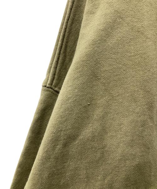 wenzday（ウェンズデイ）wenzday (ウェンズデイ) CREW NECK SWEAT SHIRT/スウェット オリーブ サイズ:表記なしの古着・服飾アイテム