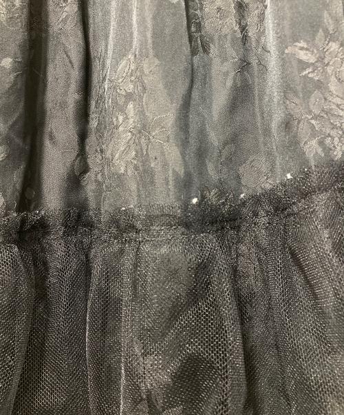 MIYAO（ミヤオ）MIYAO (ミヤオ) チュールスカート ブラック サイズ:ONE SIZEの古着・服飾アイテム