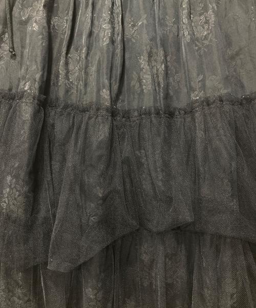 MIYAO（ミヤオ）MIYAO (ミヤオ) チュールスカート ブラック サイズ:ONE SIZEの古着・服飾アイテム