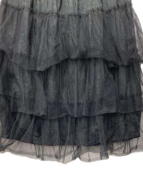 MIYAO（ミヤオ）MIYAO (ミヤオ) チュールスカート ブラック サイズ:ONE SIZEの古着・服飾アイテム