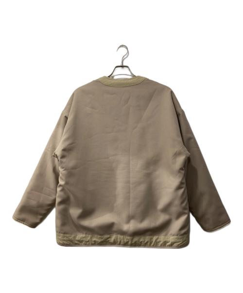 PUBLIC TOKYO（パブリックトウキョウ）PUBLIC TOKYO (パブリックトウキョウ) リバーシブルジップアップブルゾン ベージュ サイズ:1の古着・服飾アイテム