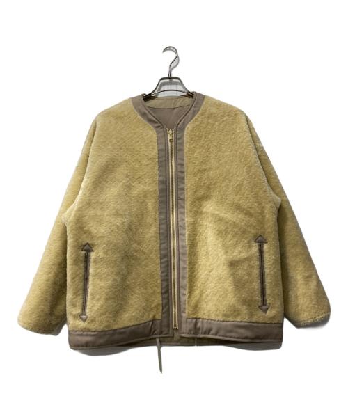 PUBLIC TOKYO（パブリックトウキョウ）PUBLIC TOKYO (パブリックトウキョウ) リバーシブルジップアップブルゾン ベージュ サイズ:1の古着・服飾アイテム