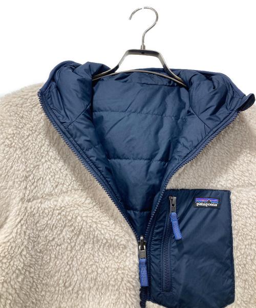 Patagonia（パタゴニア）Patagonia (パタゴニア) Boys' Reversible Ready Freddy Hoody ホワイト×ネイビー サイズ:KID'S　XXLの古着・服飾アイテム