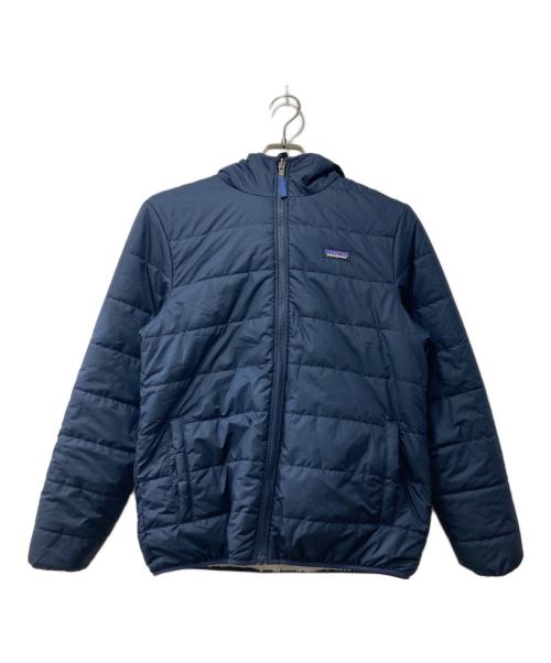 Patagonia（パタゴニア）Patagonia (パタゴニア) Boys' Reversible Ready Freddy Hoody ホワイト×ネイビー サイズ:KID'S　XXLの古着・服飾アイテム