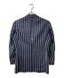 BEAMS F (ビームスエフ) DI PRAY シルクリネン ストライプ ジャケット ブルー サイズ:SIZE44：8000円