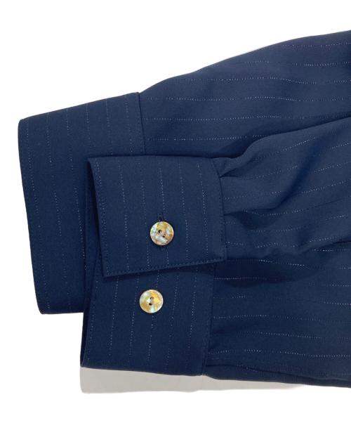 kooi（コーイ）KOOI (コーイ) ONE BUTTON SHIRT -WASHABLE WOOL- ネイビー サイズ:2の古着・服飾アイテム