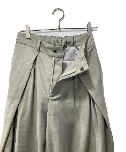 kooi（コーイ）KOOI (コーイ) 5 TUCK PANTS -GRAY-/パンツ グレー サイズ:2の古着・服飾アイテム