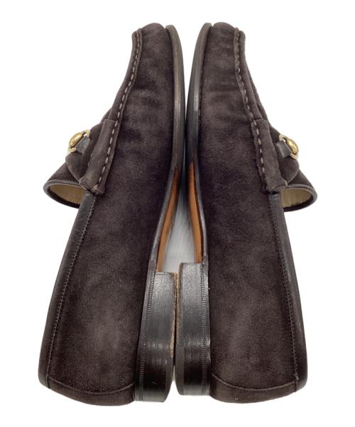 GUCCI（グッチ）GUCCI (グッチ) スウェードビットローファー ブラウン サイズ:SIZE37Ｃの古着・服飾アイテム
